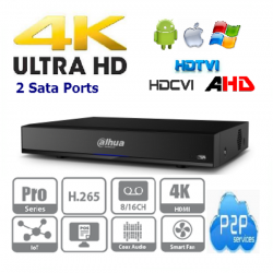 Pro 4 Kanal Hybrid DVR Rekorder 4K Ultra HD
